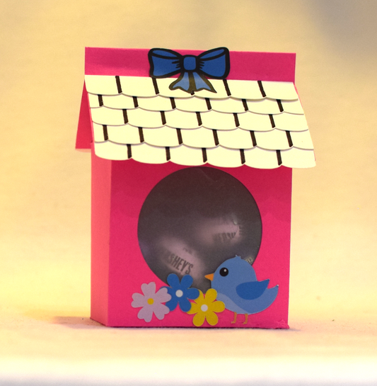 Easter Treat Box Filled with Chocolate Easter Eggs - SewTrain