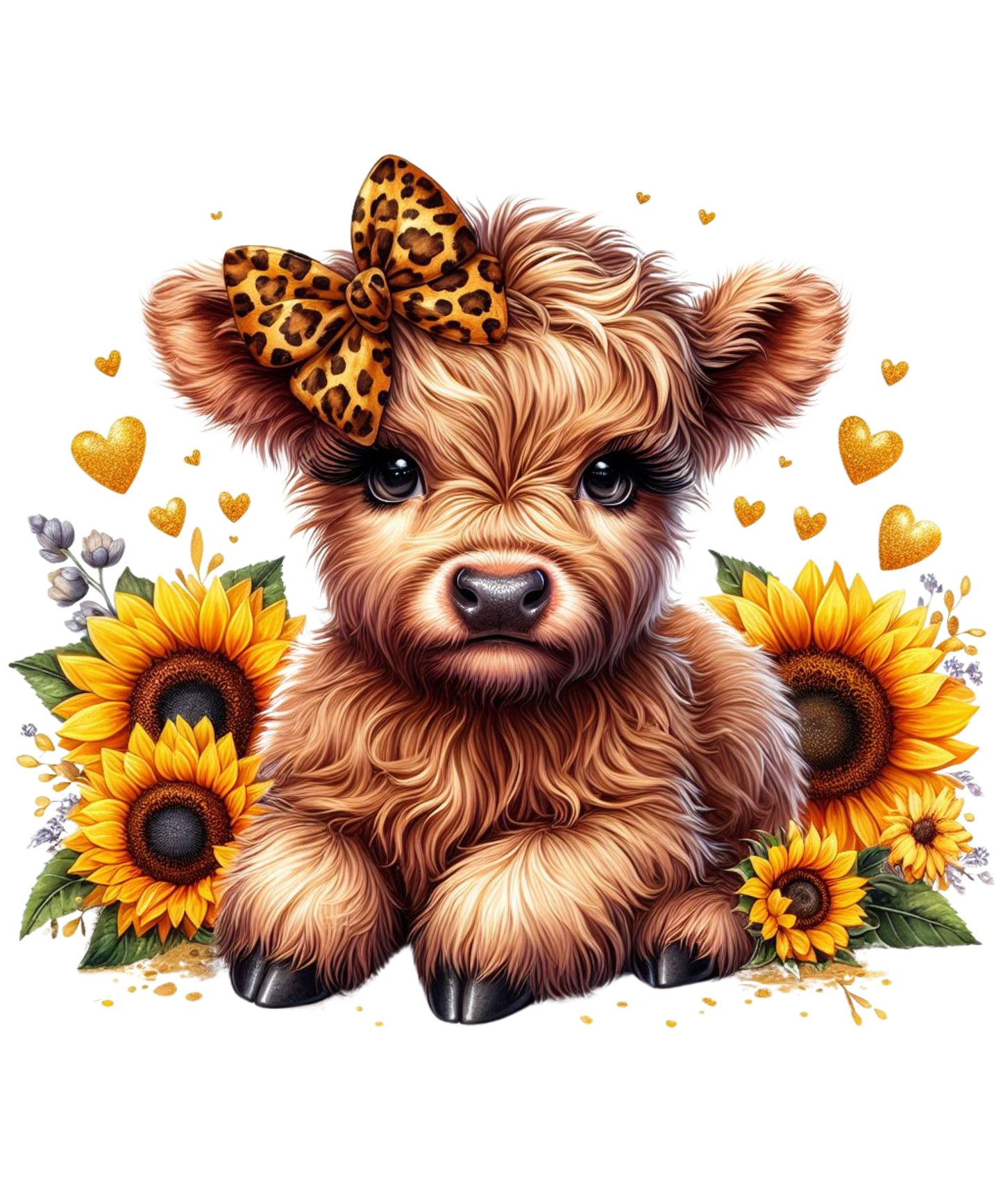 Highland Cow Stainless Steel Skinny Tumbler with Lid, Metal Straw & Gift Box