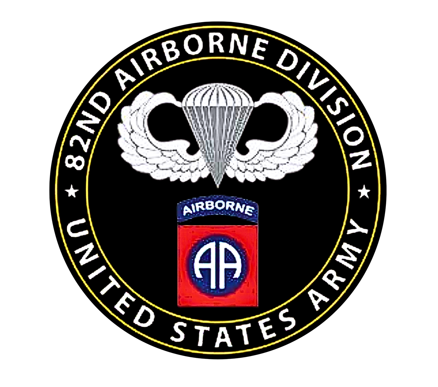 US Airborne military Stainless Steel Skinny Tumbler with Lid, Metal Straw & Gift Box
