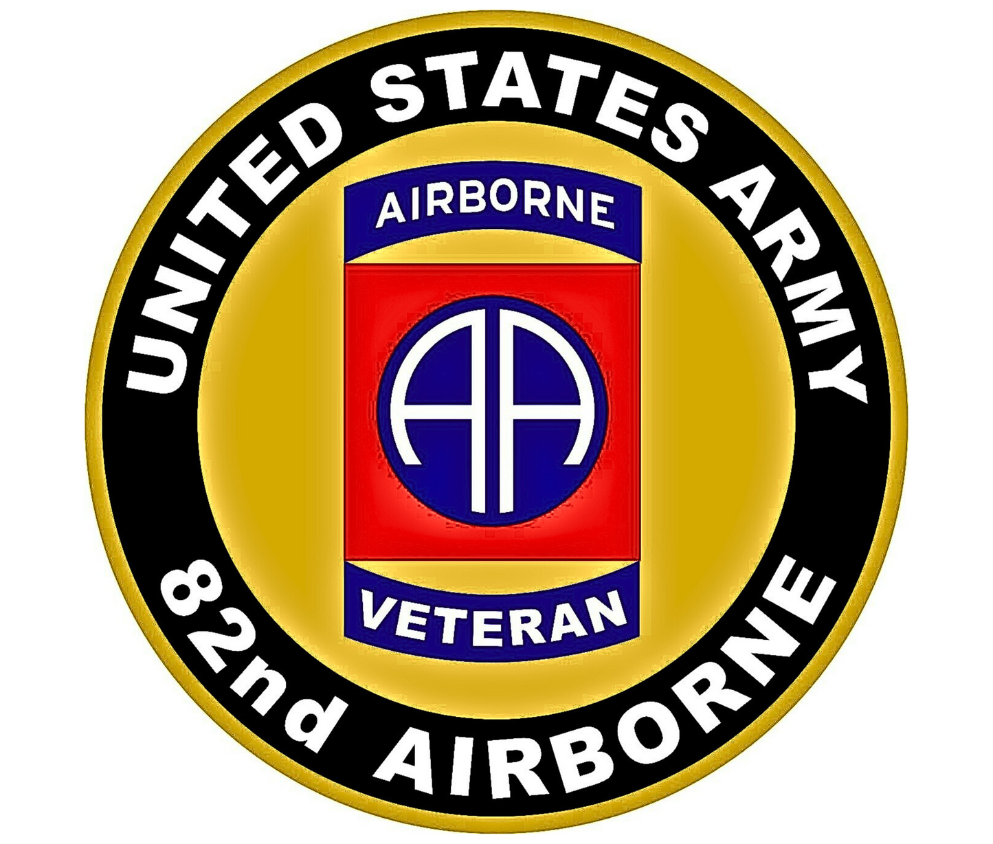US Airborne military Stainless Steel Skinny Tumbler with Lid, Metal Straw & Gift Box