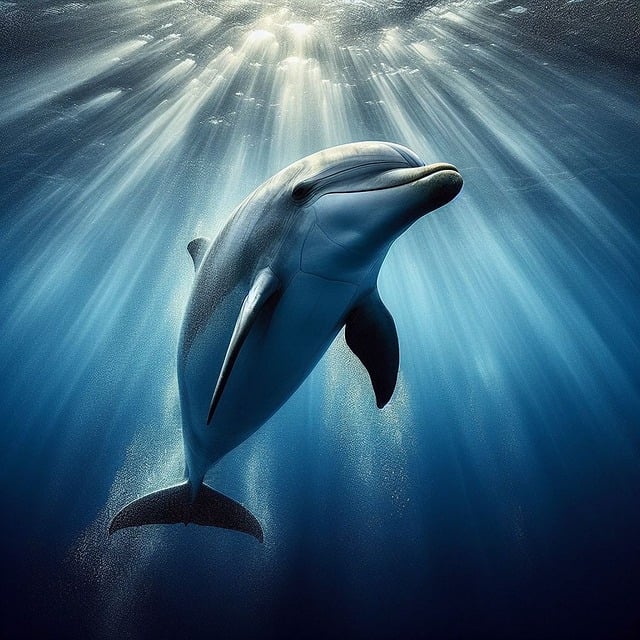 Dolphin Stainless Steel Skinny Tumbler with Lid, Metal Straw & Gift Box