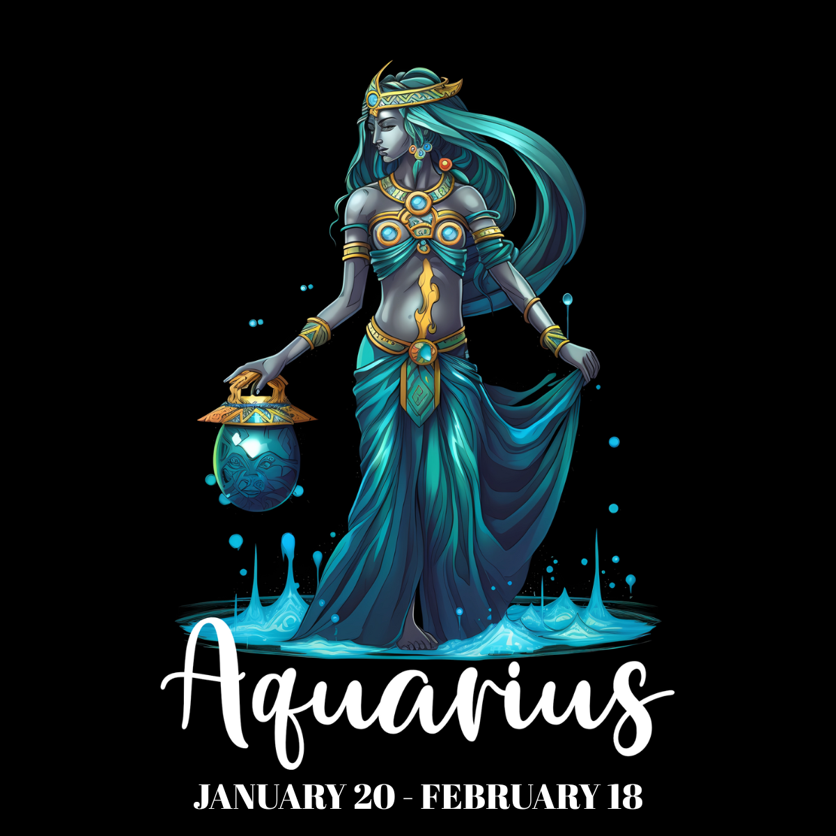 AQUARIUS Stainless Steel Skinny Tumbler with Lid, Metal Straw & Gift Box