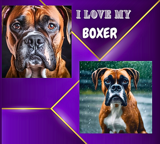 BOXER Stainless Steel Skinny Tumbler with Lid, Metal Straw & Gift Box