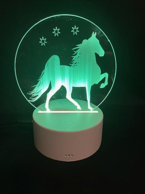 Engraved Acrylic LED Night Light/Desk Light - SewTrain