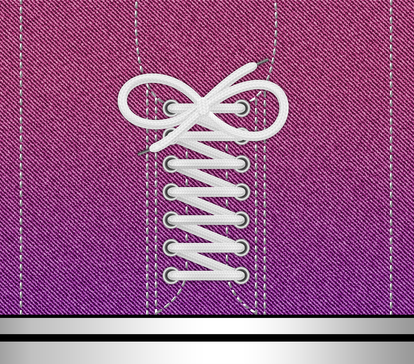 MAUVE PINK SNEAKER 20 oz Stainless Steel Skinny Tumbler with Lid, Metal Straw & Gift Box - SewTrain