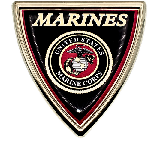 US Marine military Stainless Steel Skinny Tumbler with Lid, Metal Straw & Gift Box