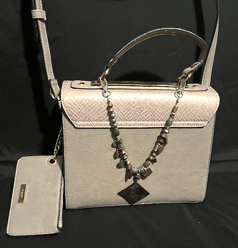 Elegant Dune London Beige Handbag with small wallet - SewTrain