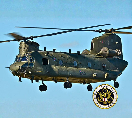 US Air Force military Stainless Steel Skinny Tumbler with Lid, Metal Straw & Gift Box